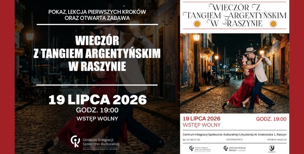 Wieczór z Tangiem Argentyńskim w Raszynie