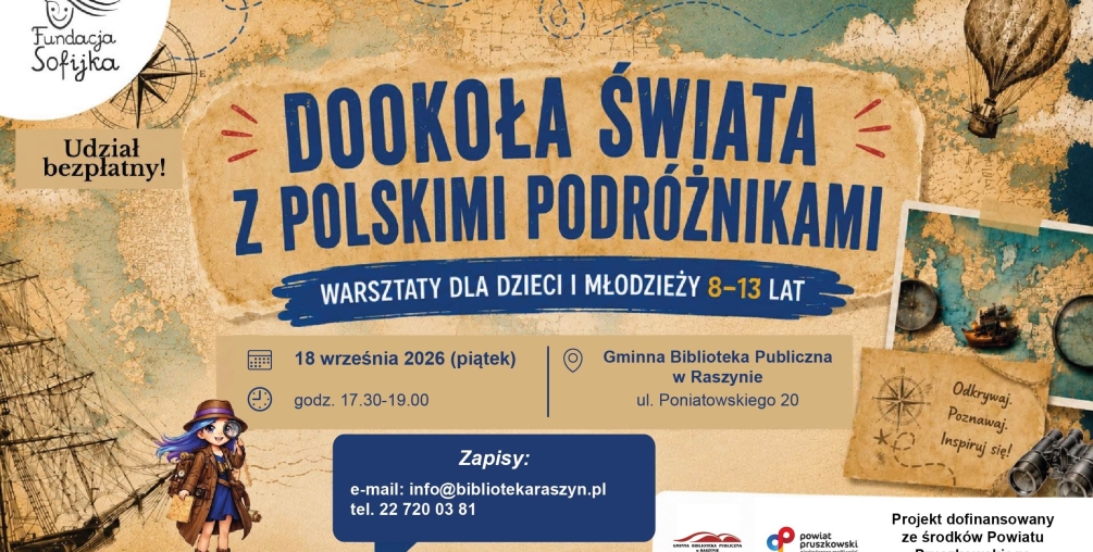 DOOKOŁA ŚWIATA Z POLSKIMI PODRÓŻNIKAMI: WARSZTATY