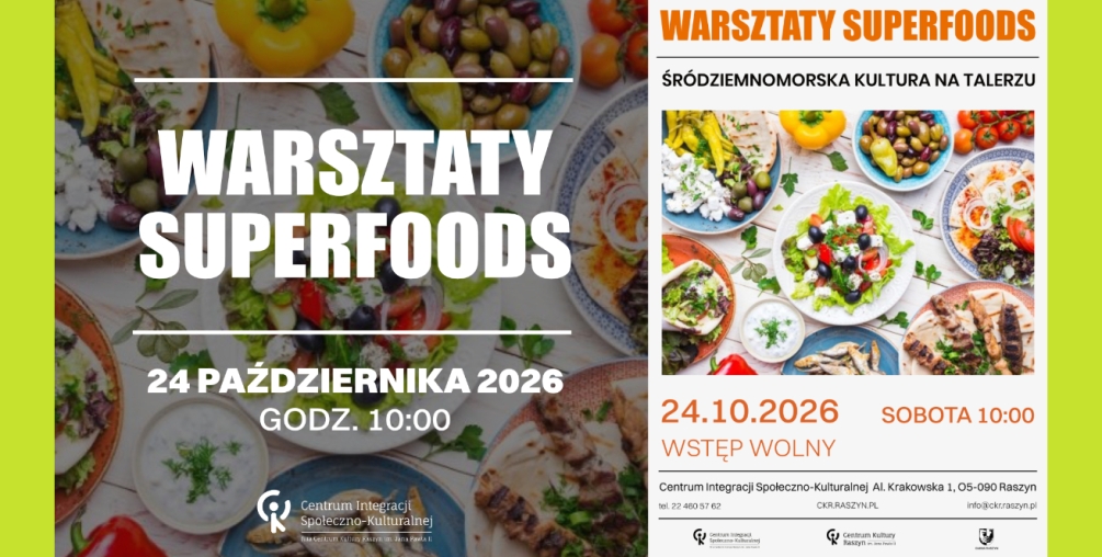 Warsztaty kulinarne - SUPERFOODS