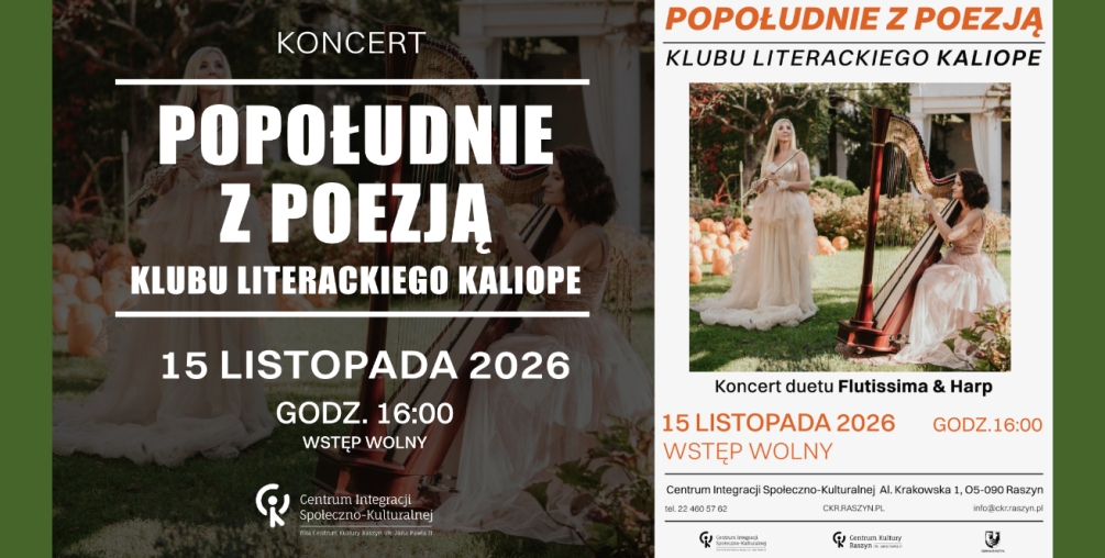 Popołudnie z Poezją Klubu Kaliope 