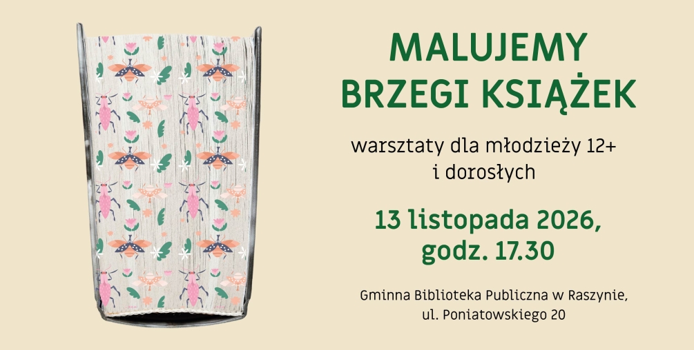 WARSZTATY MALOWANIA BRZEGÓW KSIĄŻEK