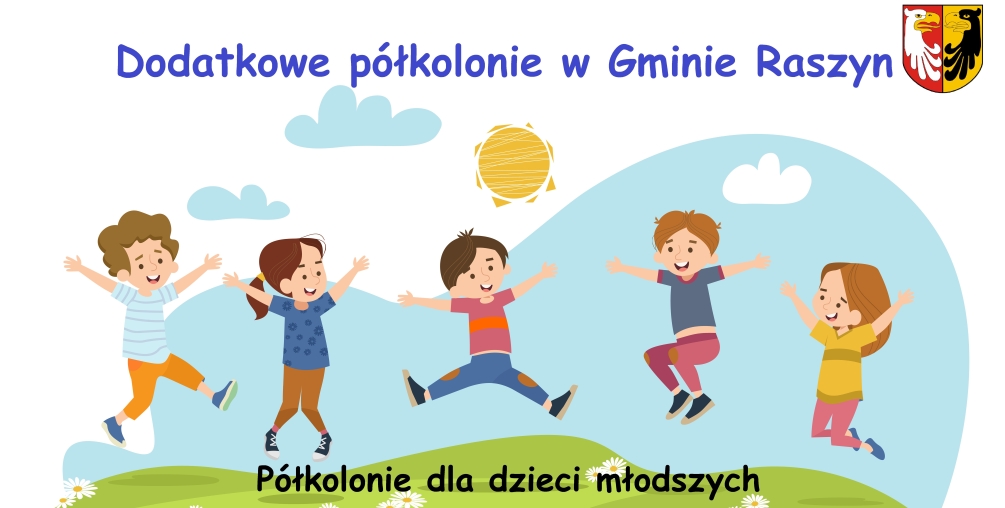 Plakat: Dodatkowe półkolonie w Gminie Raszyn