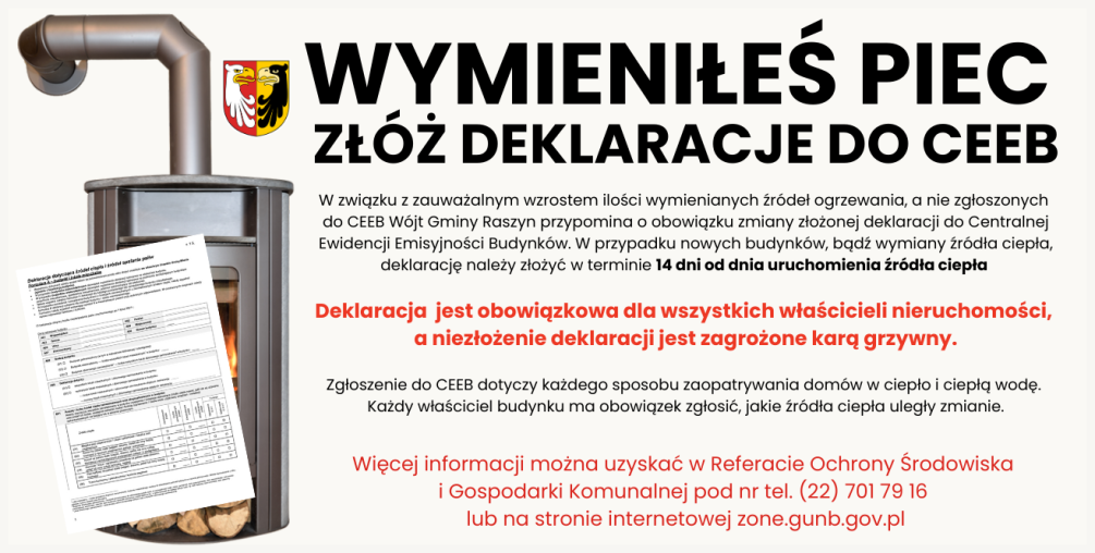 Wymieniłeś piec – złóż deklaracje do CEEB