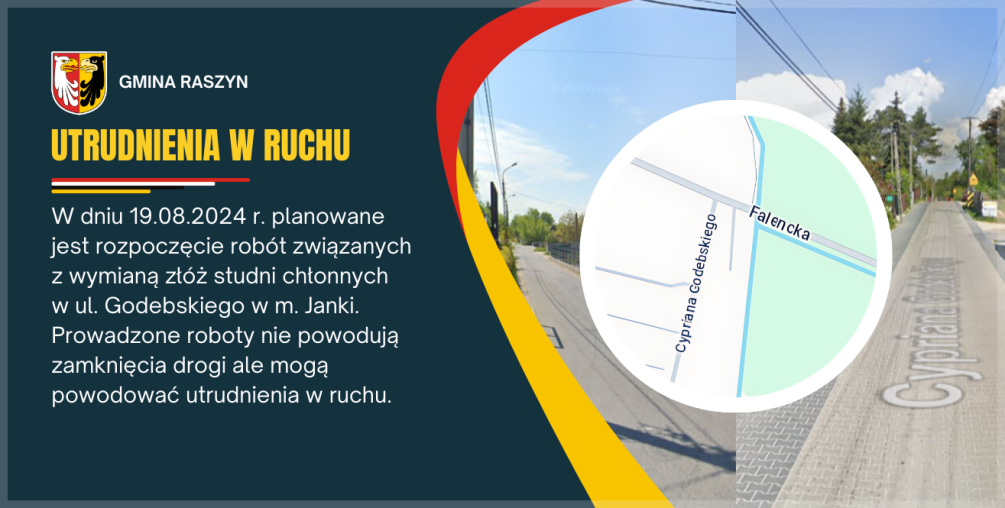 Wymiana złóż studni chłonnych w ul. Godebskiego (Janki)