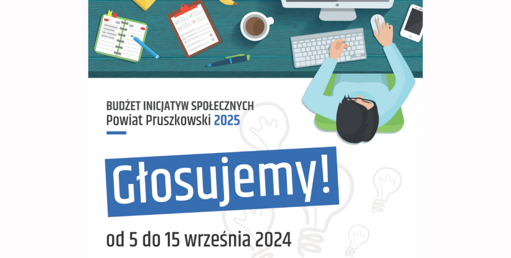 Głosowanie na projekty Budżetu Inicjatyw Społecznych