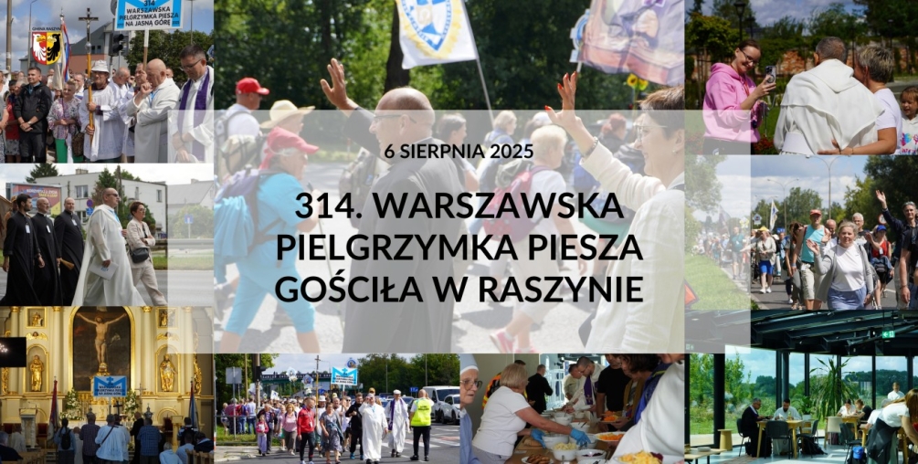 Pielgrzymka w Raszynie plakat