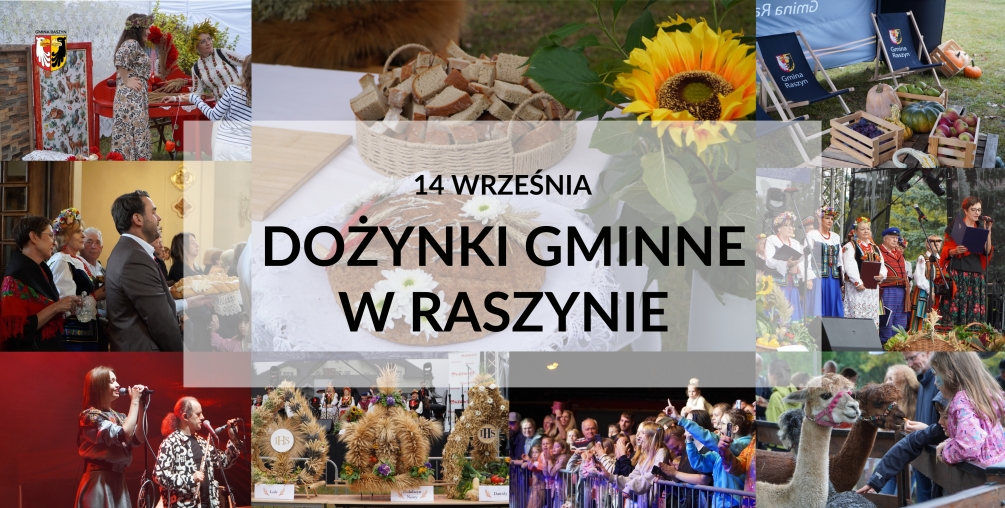 Dożynki Gminne 2025 w Raszynie: wójt i mieszkańcy podziękowali rolnikom za ich ciężką pracę