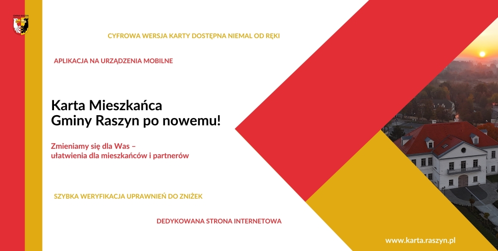 Karta Mieszkańca Gminy Raszyn po nowemu!