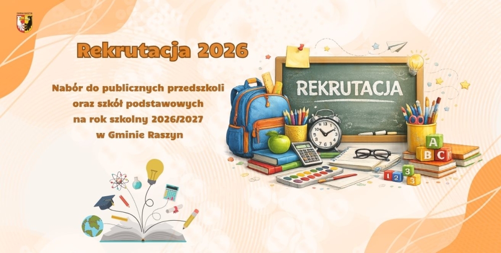 Rekrutacja do przedszkoli i klas I w szkołach podstawowych w roku szkolnym 2026/2027