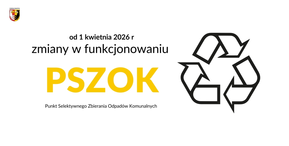 Zmiany w funkcjonowaniu PSZOK od 1 kwietnia 2026 r.