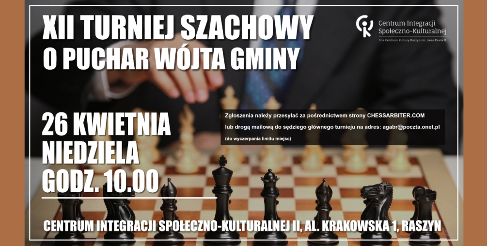 XII Turniej Szachowy o Puchar Wójta Gminy Raszyn