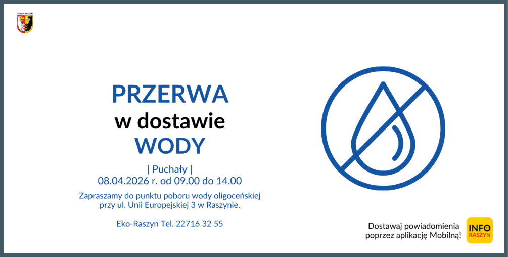 AWARIA W DOSTAWIE WODY - PUCHAŁY