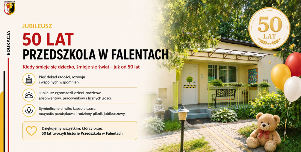 Minęło 50 lat Przedszkola w Falentach 