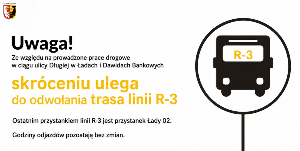 Uwaga, pasażerowie linii R-3! 